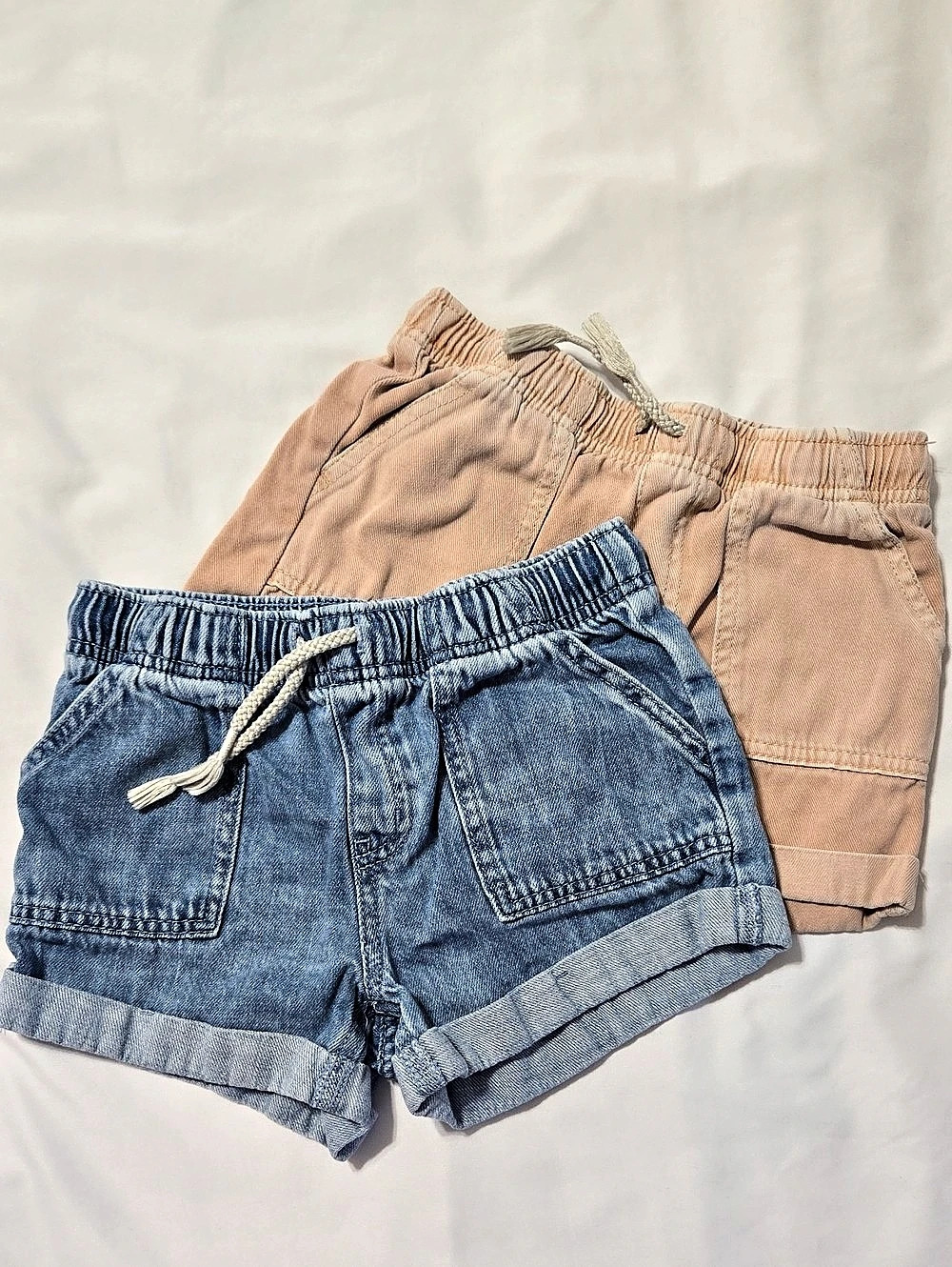 Cat & Jack Pull-On Denim Shorts Girls Shorts 2-Pack
